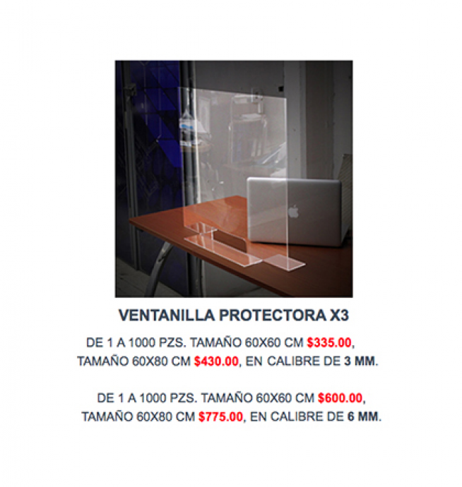 Ventanilla Protectora X3